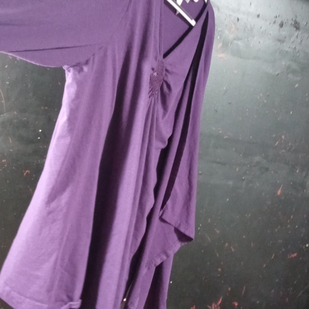 Long sleeve purple shirt - Picture 4 of 6